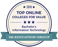 Best Value Online IT Degree Badge