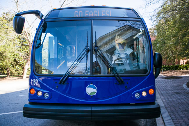 Georgia Southern University Unveils New Student Shuttle Buses