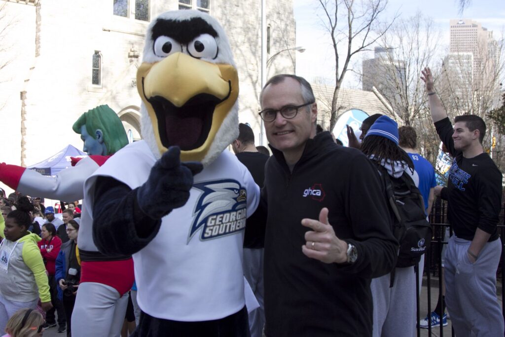 Georgia Southern University’s Gus Third-Time Mascot Trot Winner at Lt. Governor’s Healthy Kids Georgia Day