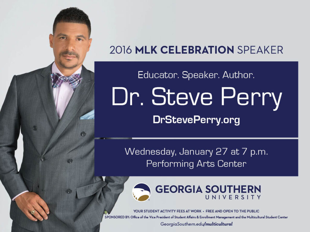 Georgia Southern to host Dr. Steve Perry for annual MLK Celebration