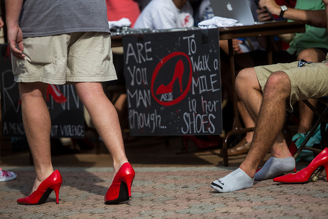 Georgia Southern hosts Walk A Mile in Her Shoes®, Tim Mousseau to raise awareness of sexual and dating violence