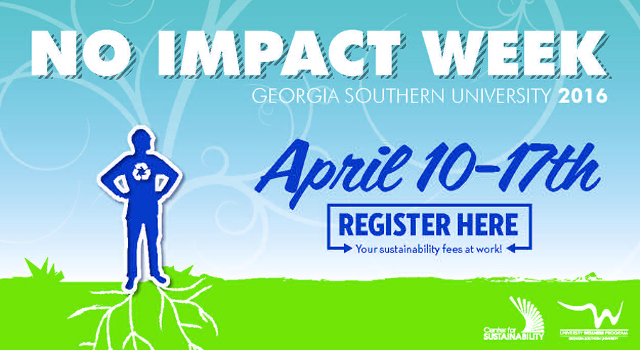 Center for Sustainability and University Wellness Program host 6th annual No Impact Week