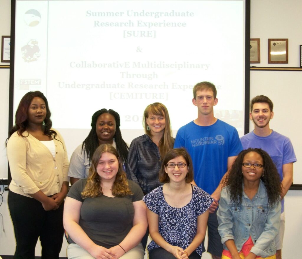 Students from around the country participate in research at Georgia Southern