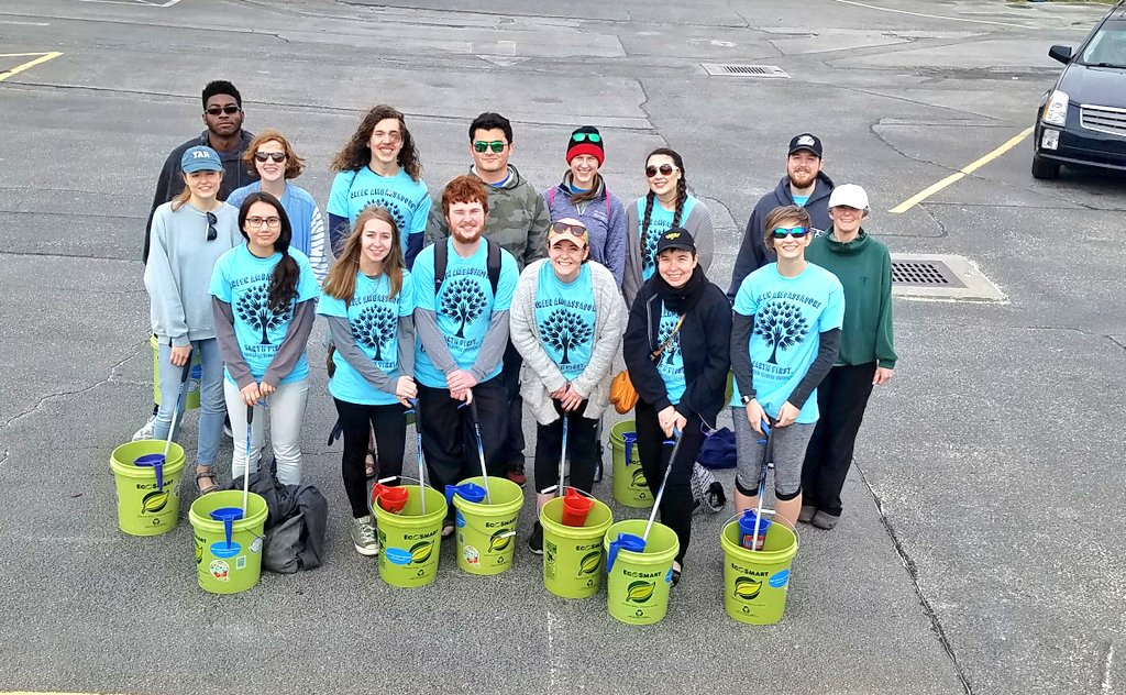 Green Ambassadors, Go Green Armstrong team up with Tybee Clean Beach Volunteers to remove litter from Tybee beaches