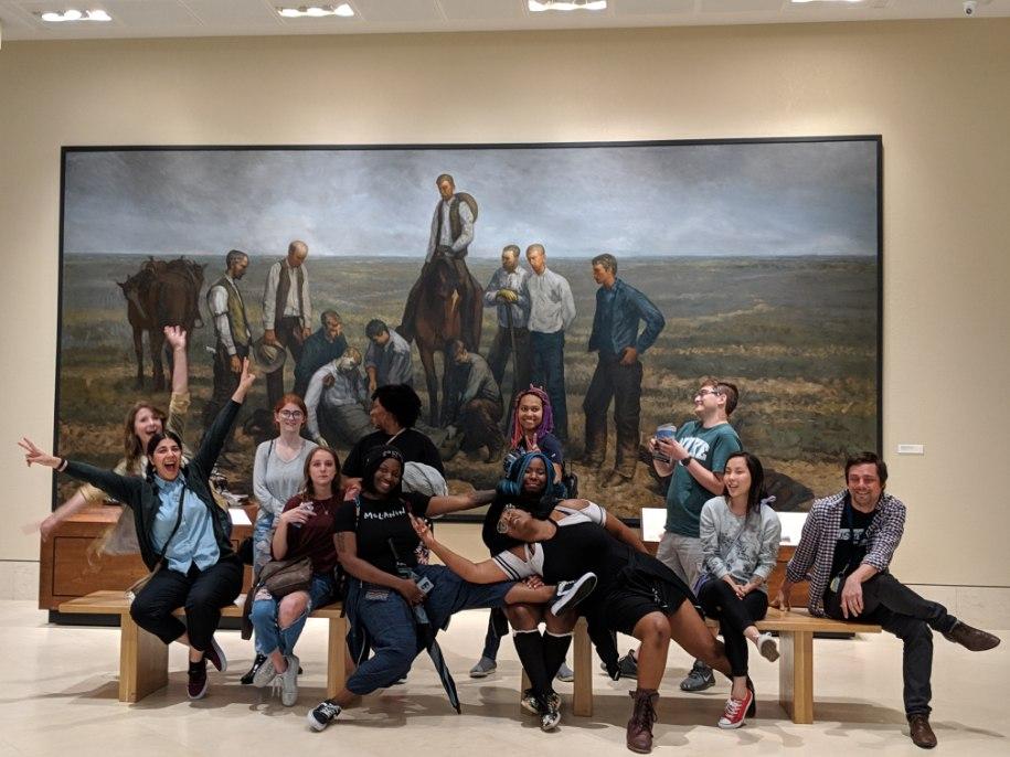 Betty Foy Sanders funds student travel, donates artwork to Folk Art Collection
