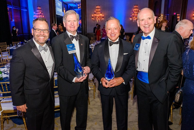 Distinguished service, corporate partner awards presented during Inaugural Parker College of Business Gala