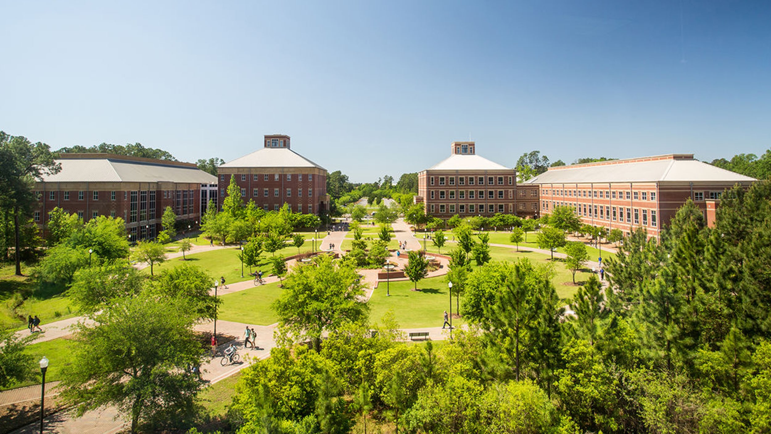 An overhead photo of the campus at Georgia Southern University.
