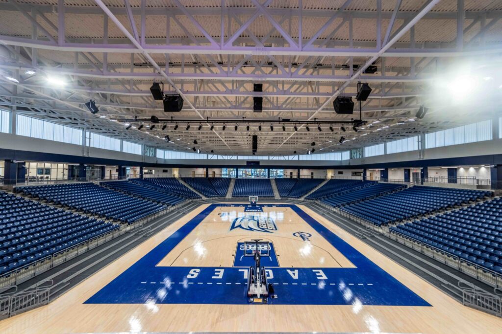 Georgia Southern cuts ribbon for Jack and Ruth Ann Hill Convocation Center