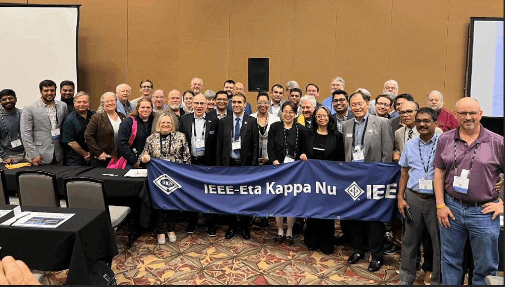 Georgia Southern electrical and computing engineering faculty member recognized with IEEE Outstanding Engineer Award, granted honor society membership