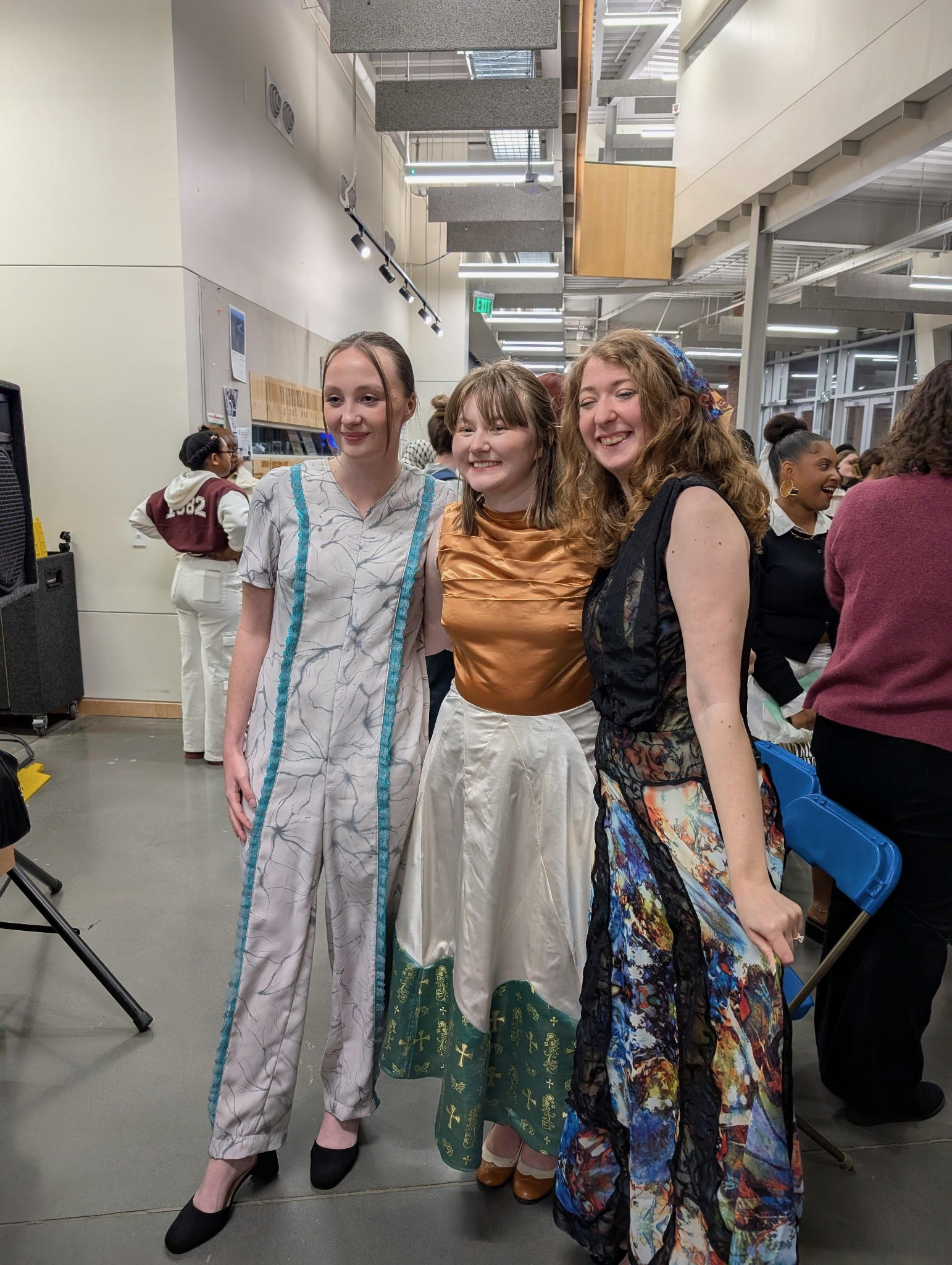 Margaret Riggs with her classmates.