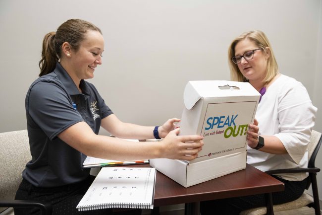 The RiteCare Center for Communication Disorders at Georgia Southern University is teaming up with a Texas nonprofit clinic to help all Georgians with Parkinson’s Disease have access to high-quality speech treatment. Parkinson Voice Project, a clinic committed to helping people with Parkinson’s regain and retain their speech and swallowing, is awarding the RiteCare Center a grant worth more than $280,000 in training, services, supplies and equipment over five years.