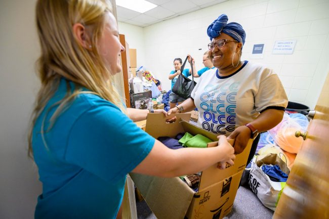 Serve912 offers Georgia Southern students opportunities for community service weekly on and off campus at places like the Union Mission in Savannah, shown above.